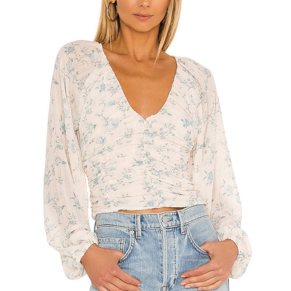 Free People New Final Rose Blouse